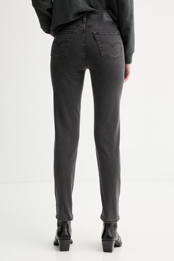 Ρούχα Τζιν παντελόνι Levi's 724 HIGH RISE STRAIGHT 18883.0458 γκρί