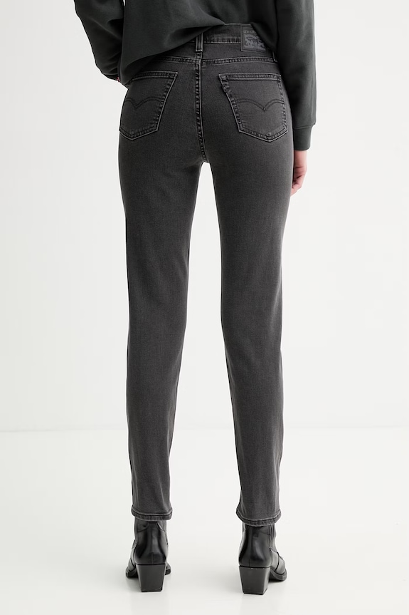 Ρούχα Τζιν παντελόνι Levi's 724 HIGH RISE STRAIGHT 18883.0458 γκρί