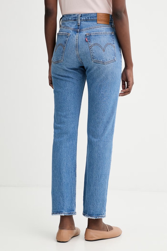 Îmbrăcăminte Levi's jeans WEDGIE STRAIGHT 34964.0278 albastru