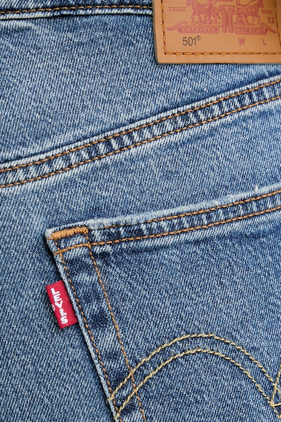 Τζιν παντελόνι Levi's 501® CROP LIGHTWEIGHT μπλε A8746.0005