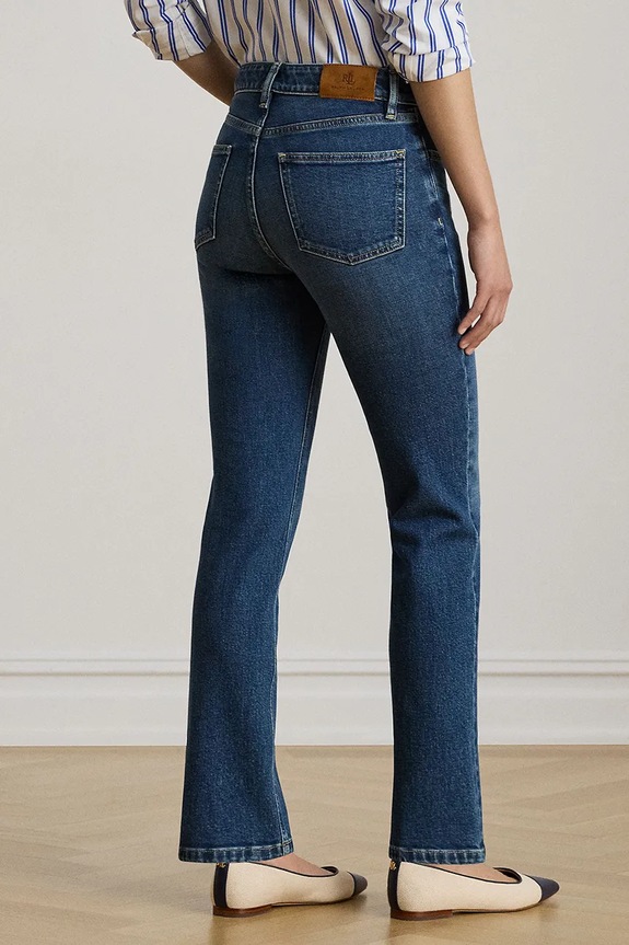 Lauren Ralph Lauren ravne traperice za žene 200P09006 plava SS26