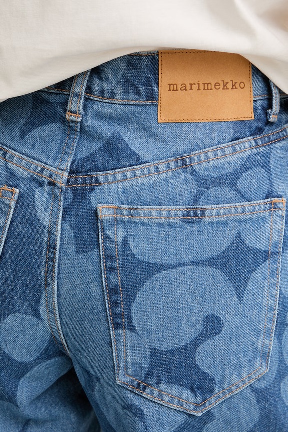 Marimekko rifle relaxed fit dámske modrá 095180