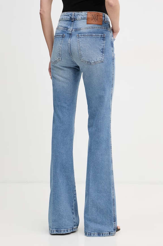 Odzież Max&Co. jeansy bootcut damskie MCOSEGGIO 2616181031200 niebieski