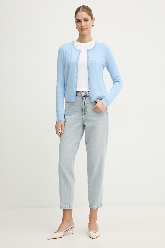 MAX&Co. jeansy LISBONA 2618181014200 niebieski SS26