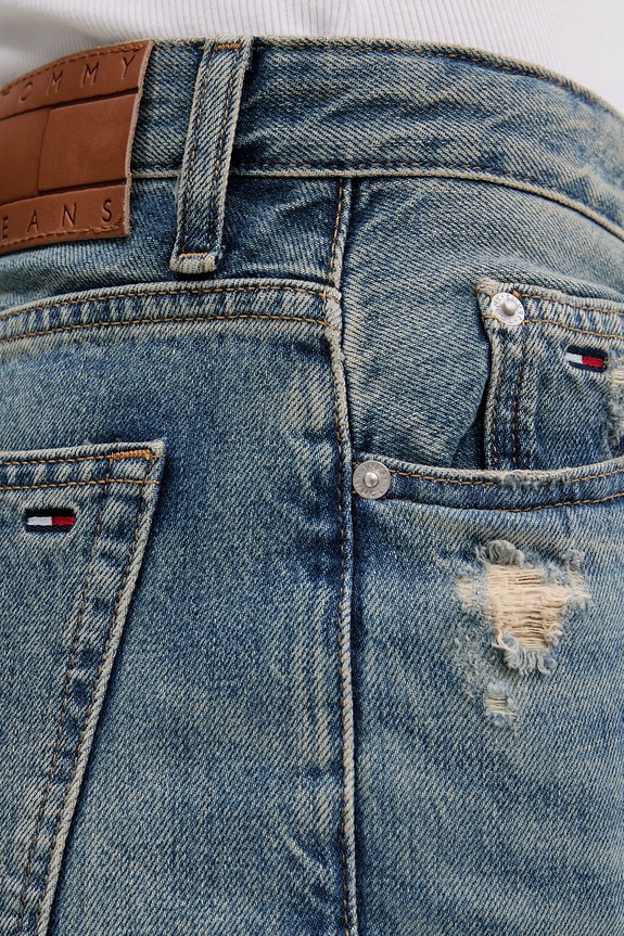 Tommy Jeans jeansy damskie niebieski DW0DW22374