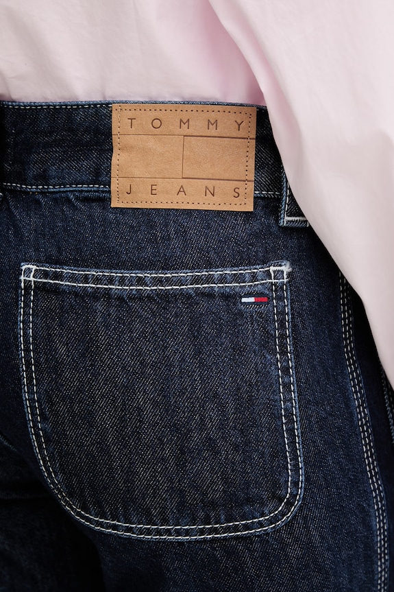 Tommy Jeans jeansy bootcut damskie granatowy DW0DW22665
