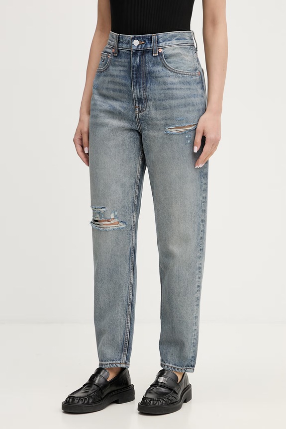 Tommy Jeans blugi pentru femei albastru DW0DW22675