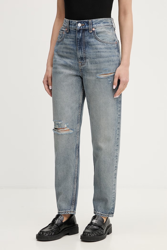 Tommy Jeans blugi pentru femei albastru DW0DW22675