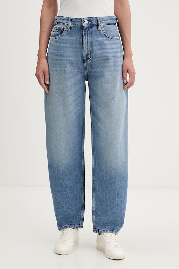 Tommy Jeans jeansy damskie niebieski DW0DW22777