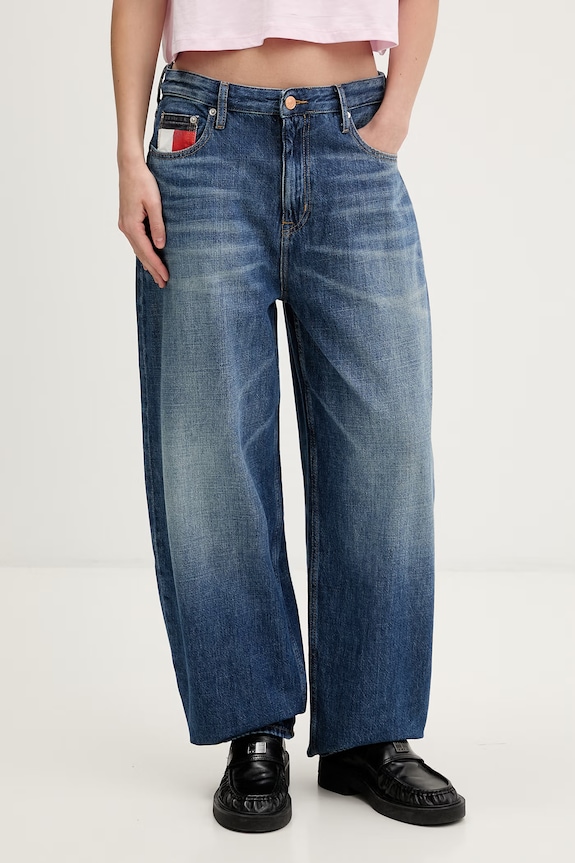 Tommy Jeans jeansy damskie granatowy DW0DW22991