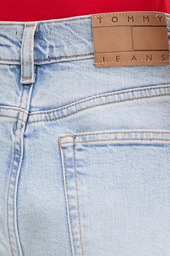 Tommy Jeans jeansy mom fit damskie niebieski DW0DW22993