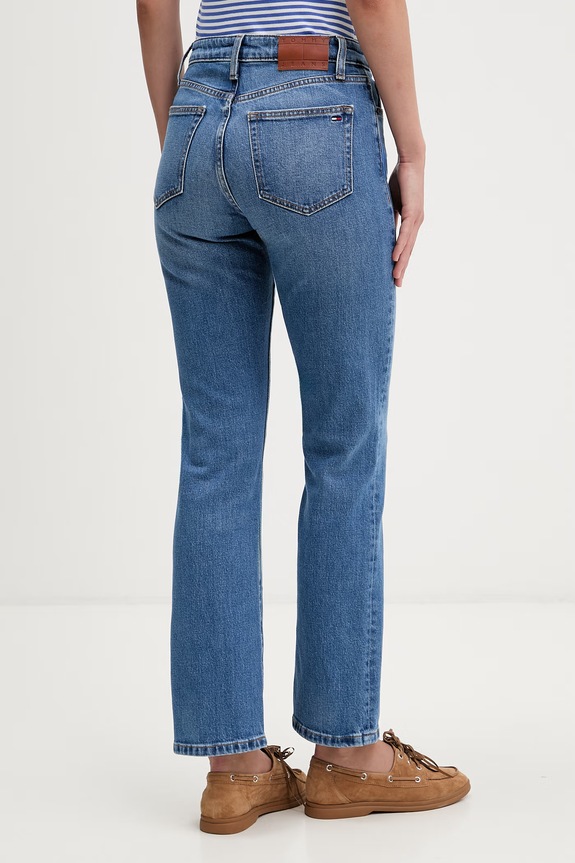 Oblečenie Tommy Jeans rifle slim fit dámske DW0DW23016 modrá