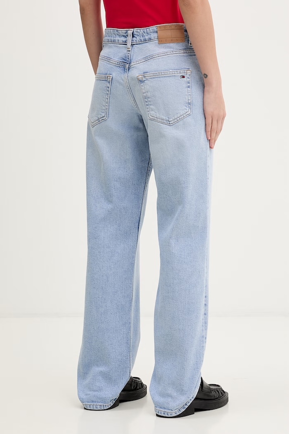 Ρούχα Tommy Jeans ίσια Γυναικεία DW0DW23047 μπλε
