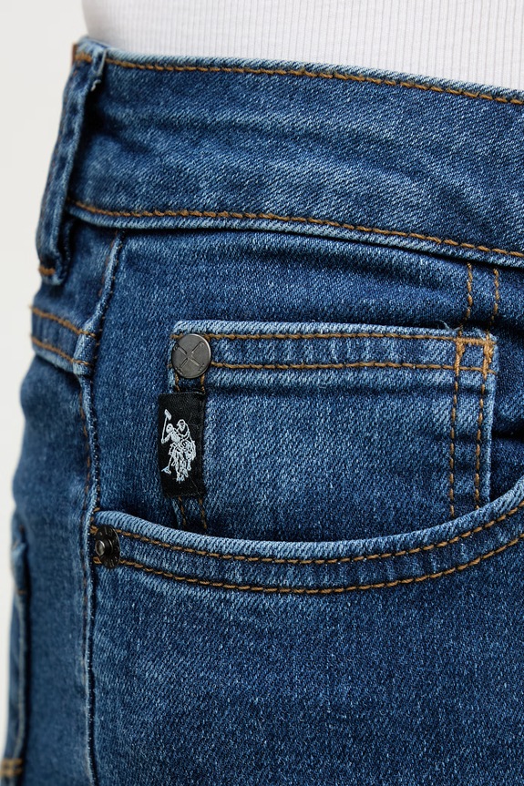 Дънки U.S. Polo Assn. USPA LONG LEG STRAIGHT FIT син WUP0104