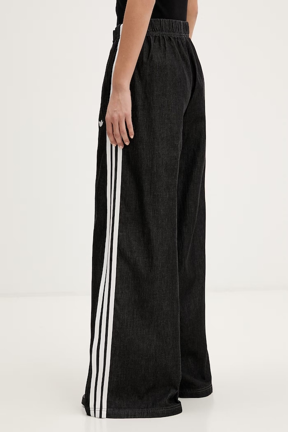 Oblečenie adidas Originals nohavice rovné dámske bavlnené KY8112 sivá