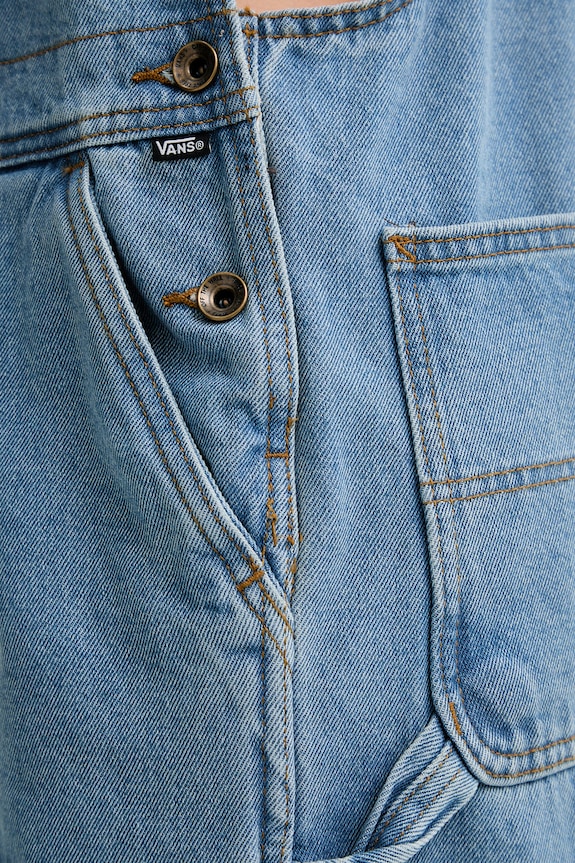 Vans ogrodniczki bawełniane damskie VN000VPTCDX1