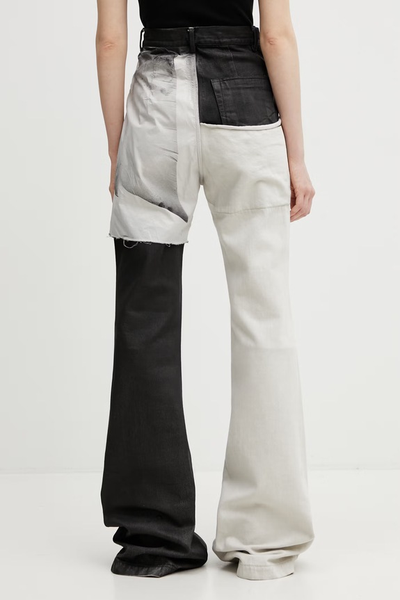 Odjeća Rick Owens DRKSHDW Bolan traperice za žene DS01F4311.COMW3A crna