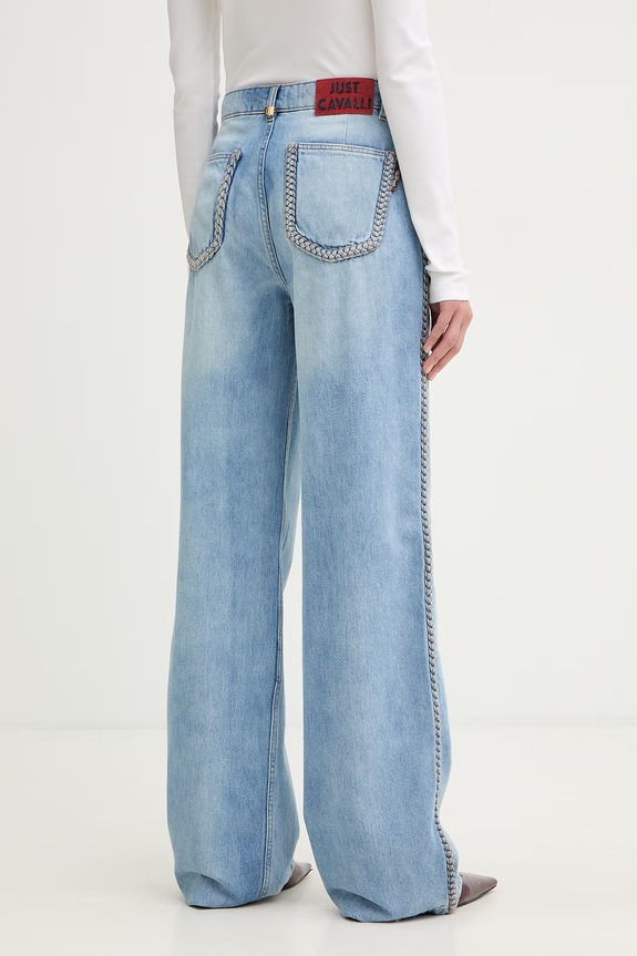 Abbigliamento Just Cavalli straight da donna 80PAB5T3.CDWCD blu