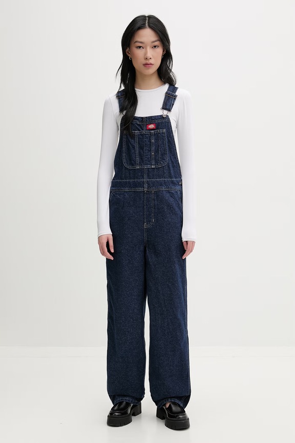 Dickies salopetă pentru femei, din denim bleumarin DK0A88EC0DD1