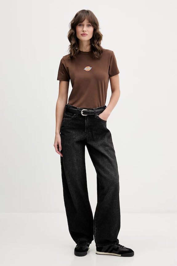 Dickies jeansy damskie DK0A885JL241 czarny SS26