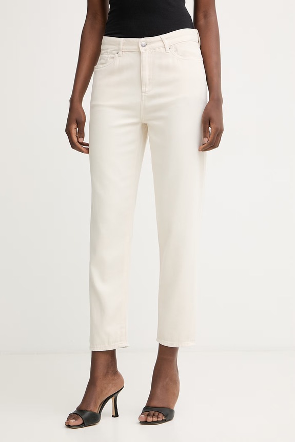 Armani Exchange blugi relaxed fit de damă bej XW000073.AF12858