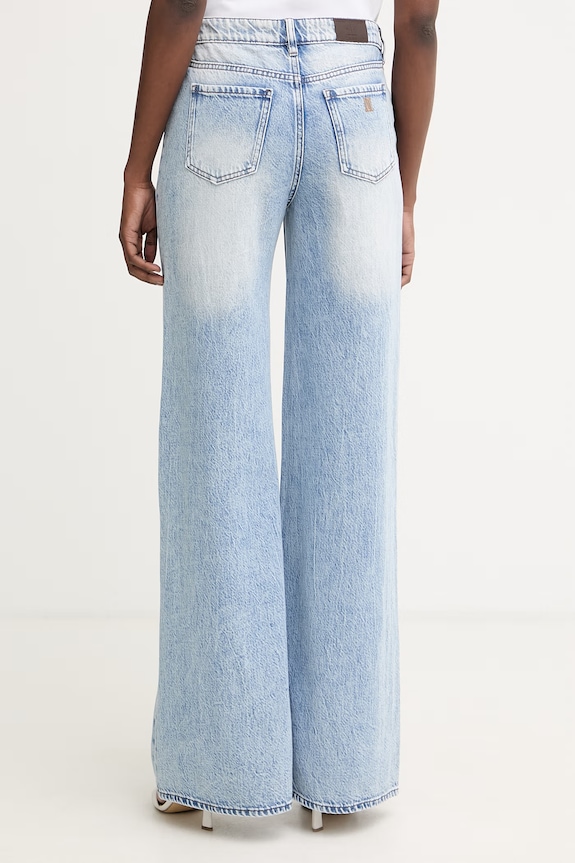 Oblečenie Armani Exchange rifle bootcut dámske XW001184.AF21338 modrá