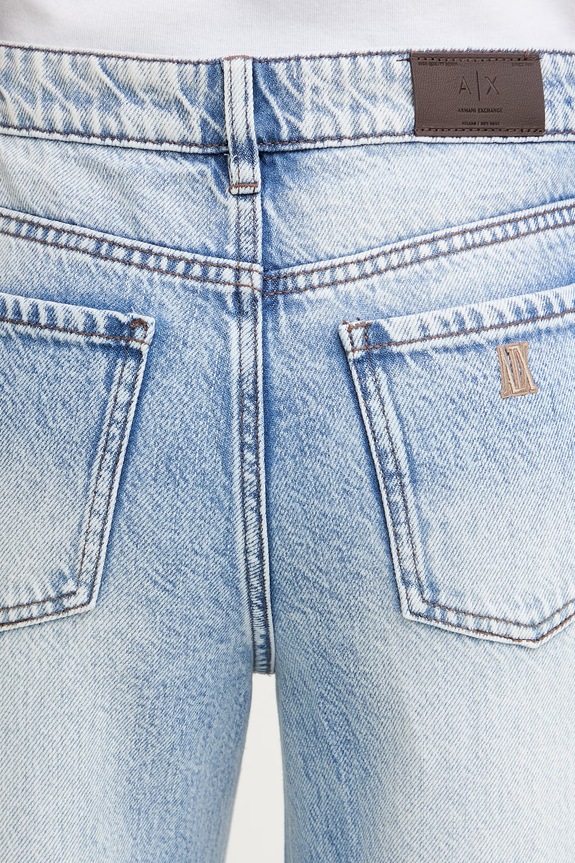 Armani Exchange rifle bootcut dámske modrá XW001184.AF21338