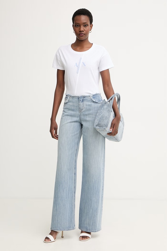 Armani Exchange Rifle voľné dámske XW002274.AF21348 modrá SS26