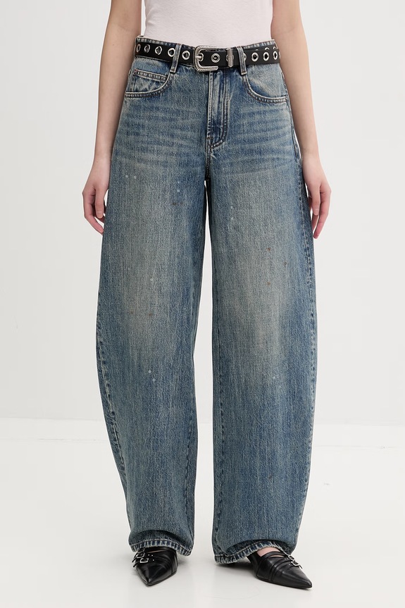 Miss Sixty jeansy relaxed fit damskie niebieski 6M1JJ00500