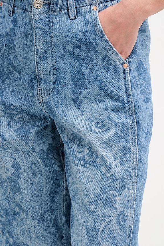 OUI jeansy relaxed fit damskie niebieski 96558