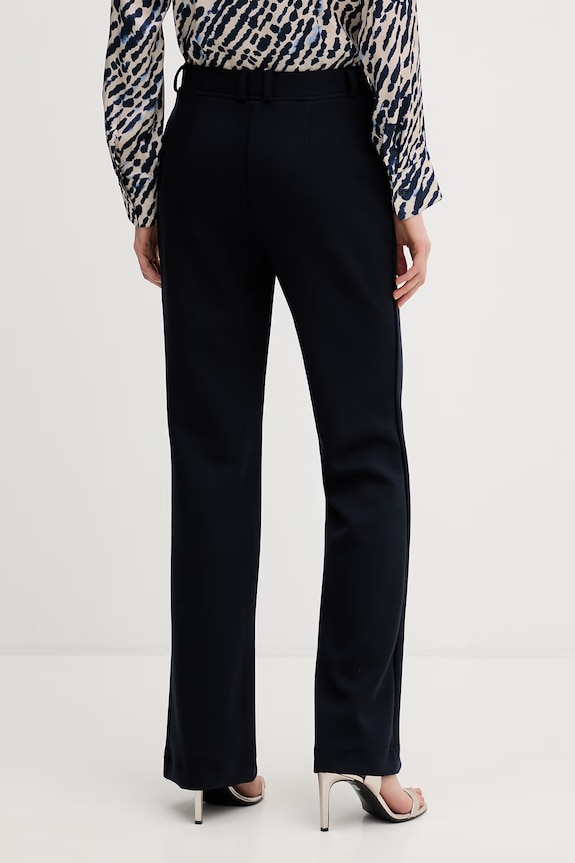 Abbigliamento OUI pantaloni da donna 96564 blu navy