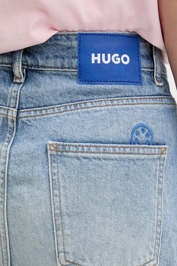 HUGO Blue jeansy damskie Leni_S_B niebieski 50561548