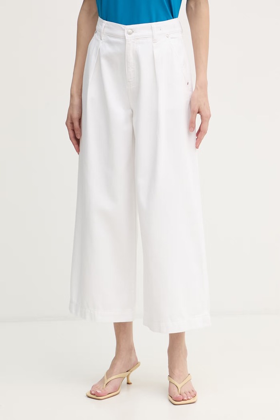 Joop! jeansy wide leg damskie biały 30102760