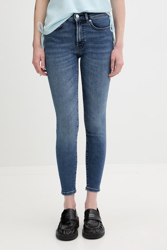 HUGO jeansy skinny damskie 932 granatowy 50522418