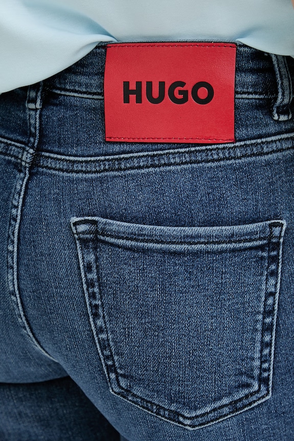 HUGO jeansy skinny damskie 932 granatowy 50522418