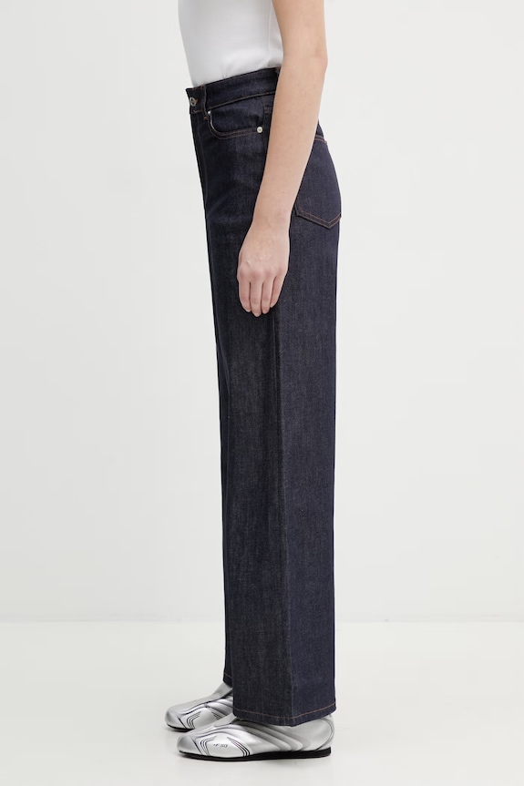 A.P.C. jeansy Jean Clyde COGDF.F09246 granatowy SS26
