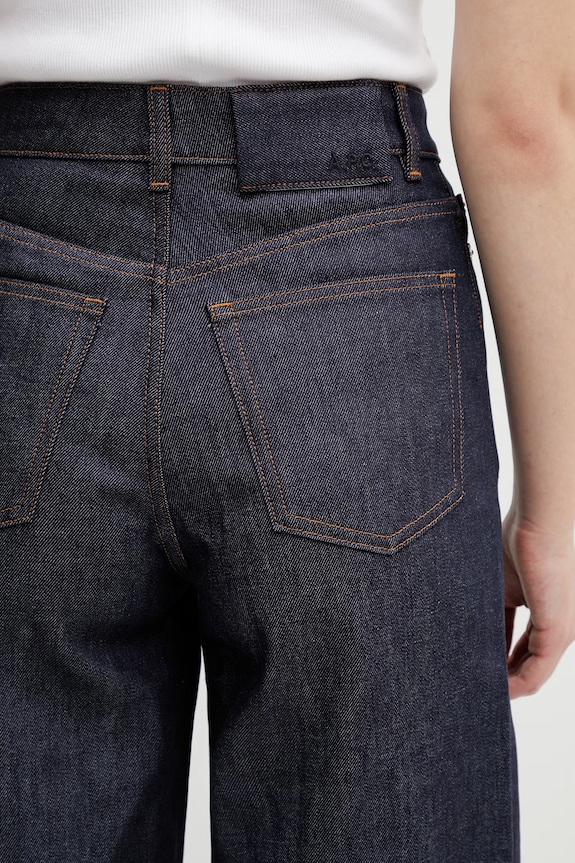 A.P.C. jeansy Jean Clyde granatowy COGDF.F09246