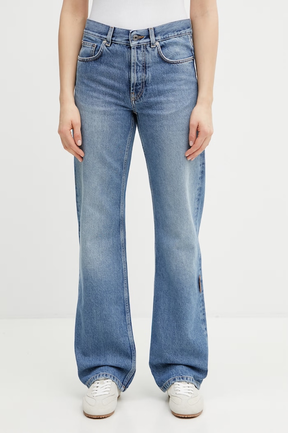 Off-White Susy Denim jeansy straight męskie niebieski 2YA069S26DEN002