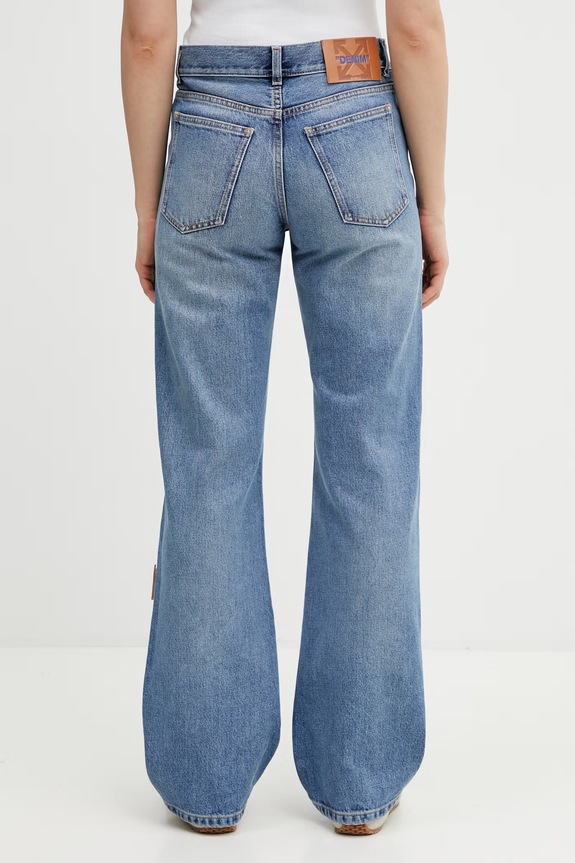Odzież Off-White Susy Denim jeansy straight męskie 2YA069S26DEN002 niebieski