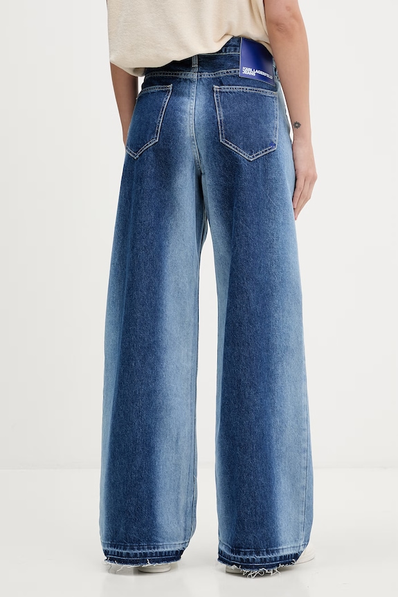 Oblečenie Karl Lagerfeld Jeans rifle relaxed fit dámske B2W10088 modrá