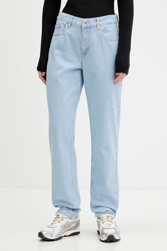 Karl Lagerfeld Jeans rifle mom fit dámske modrá B2W10095