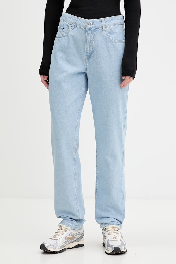 Karl Lagerfeld Jeans rifle mom fit dámske modrá B2W10095