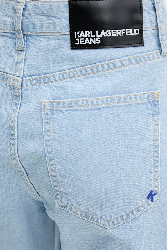 Karl Lagerfeld Jeans rifle mom fit dámske modrá B2W10095