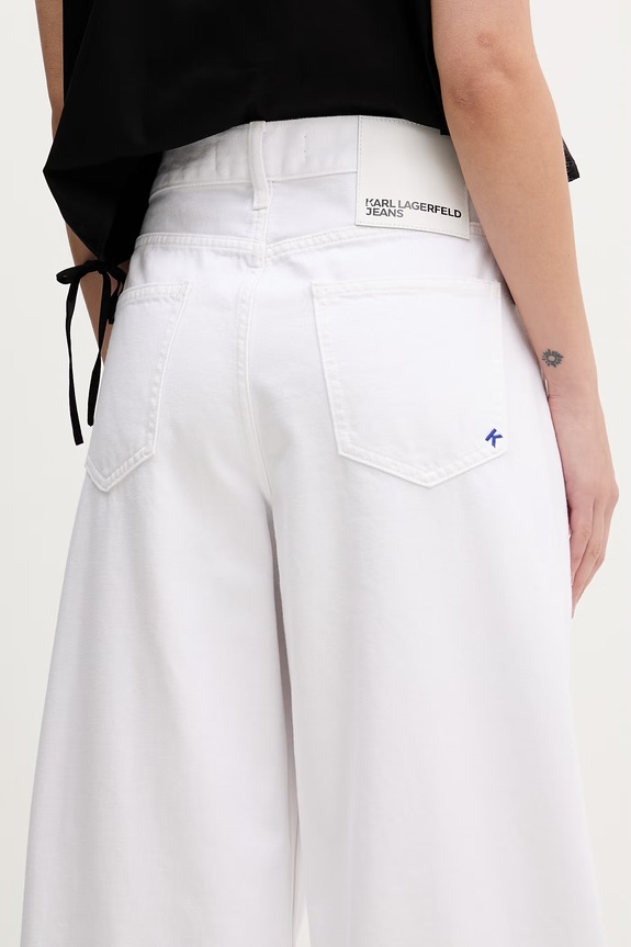 Karl Lagerfeld Jeans blugi alb B2W10090