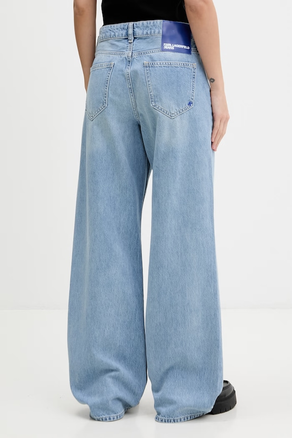 Oblečenie Karl Lagerfeld Jeans rifle dámske B2W10100 modrá