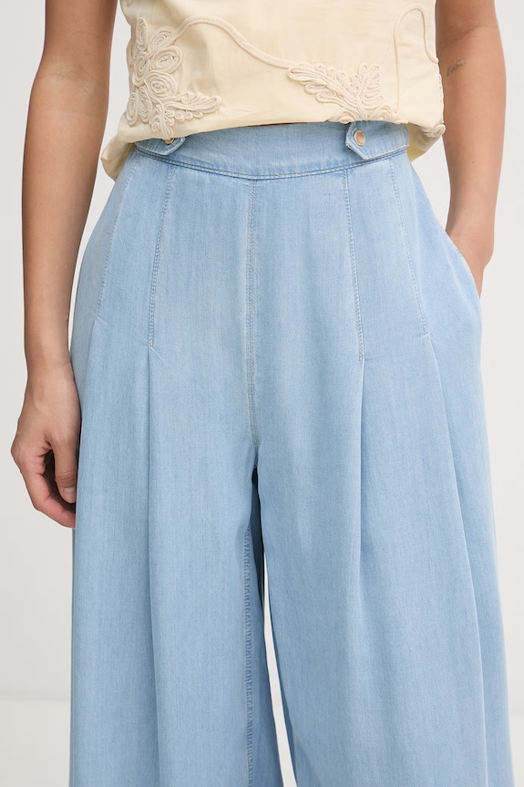 Blugirl Blumarine панталон дамски от лиосел син RA6080.D5049