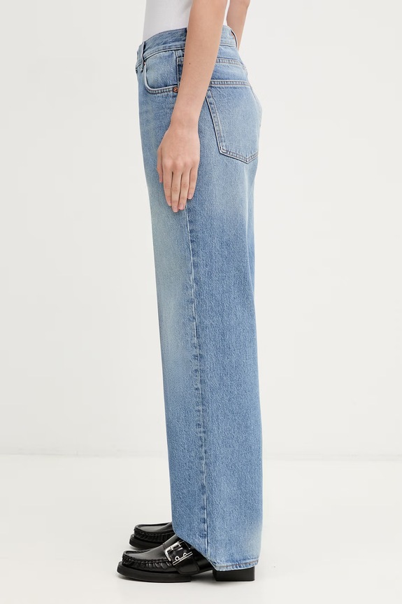 Sporty & Rich джинси straight жіночі PA05678300BL137 блакитний SS26