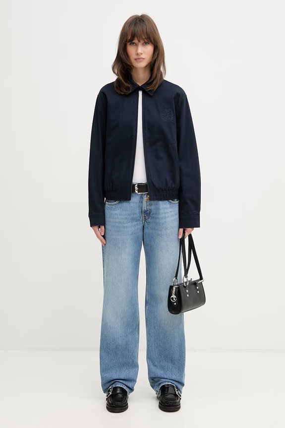 Sporty & Rich джинси straight жіночі PA05678300BL137 блакитний