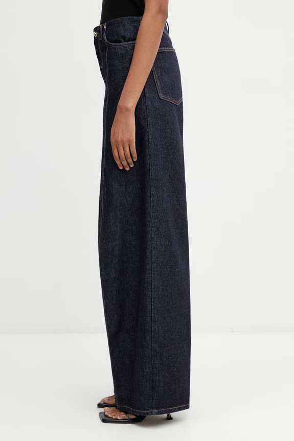 Sportmax Spdora blugi relaxed fit pentru femei 2612181035600 bleumarin SS26