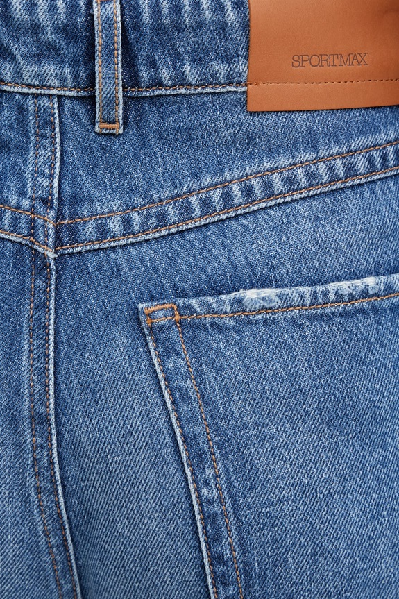 Sportmax Spxviolino jeansy damskie 2612181052600 niebieski